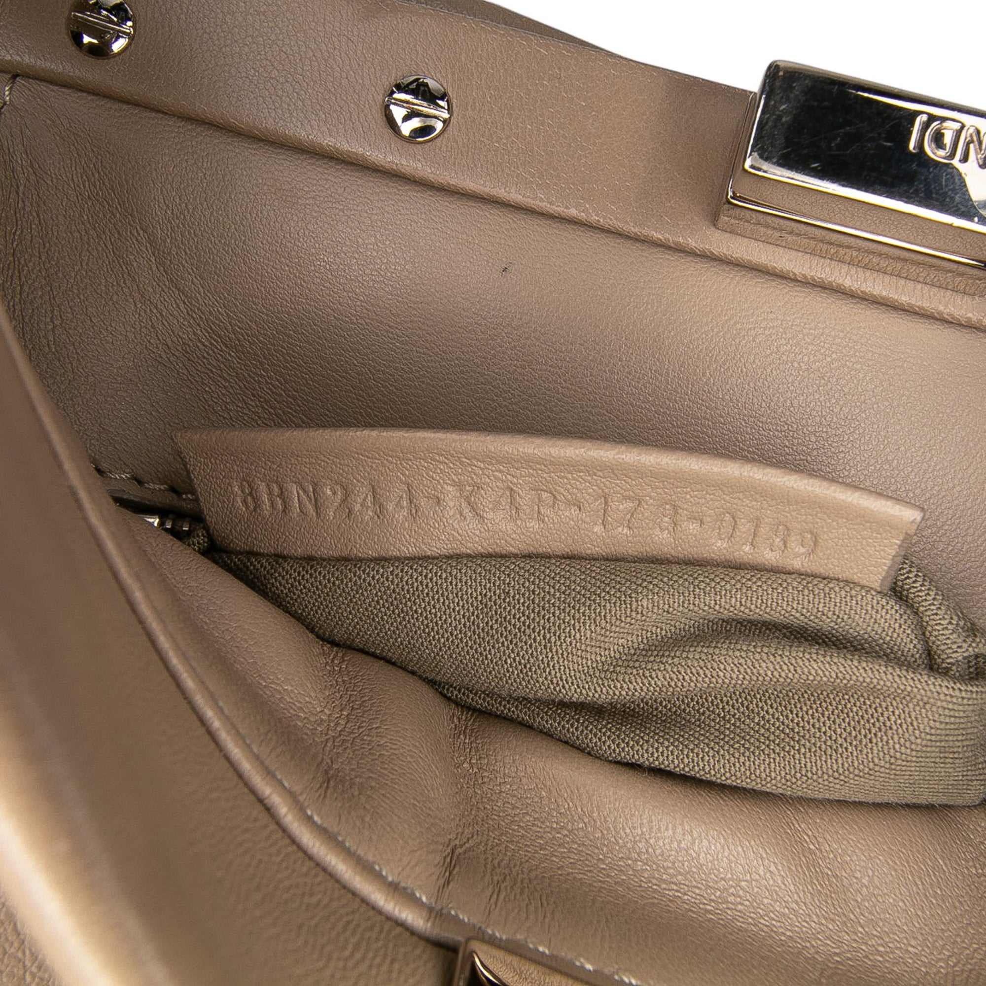 Mini Leather Iconic Peekaboo Satchel