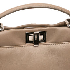 Mini Leather Iconic Peekaboo Satchel