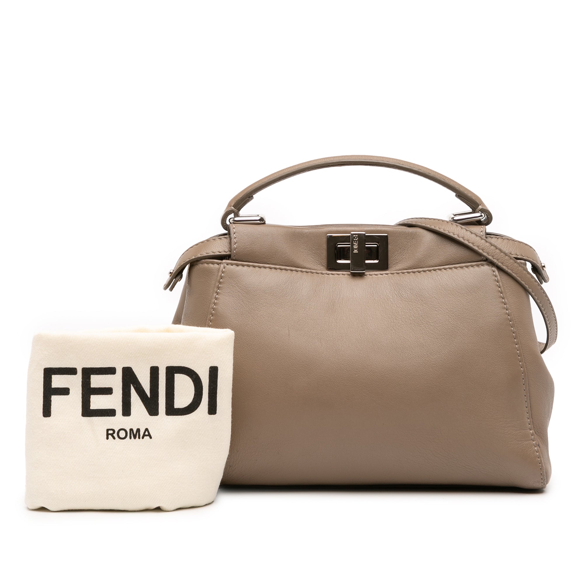 Mini Leather Iconic Peekaboo Satchel