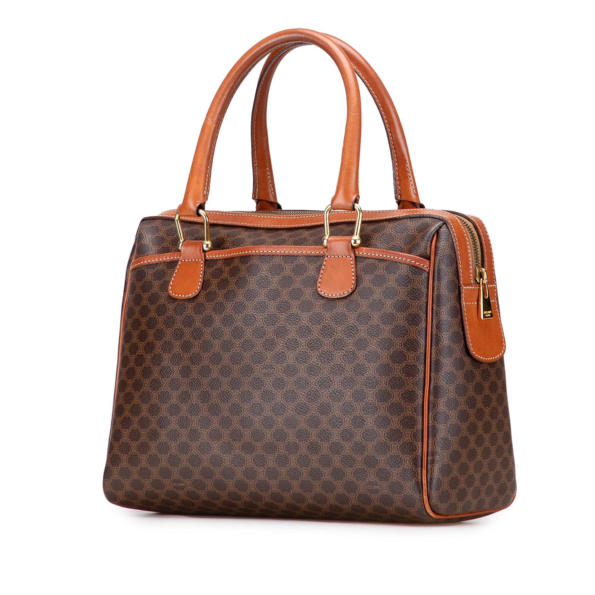 Macadam Coated Canvas Handbag