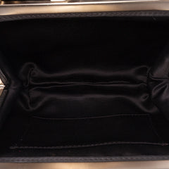 Mini Patent Lace Kiss Lock Flap Double Bag