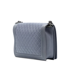 Large Quilted Lambskin Boy Flap