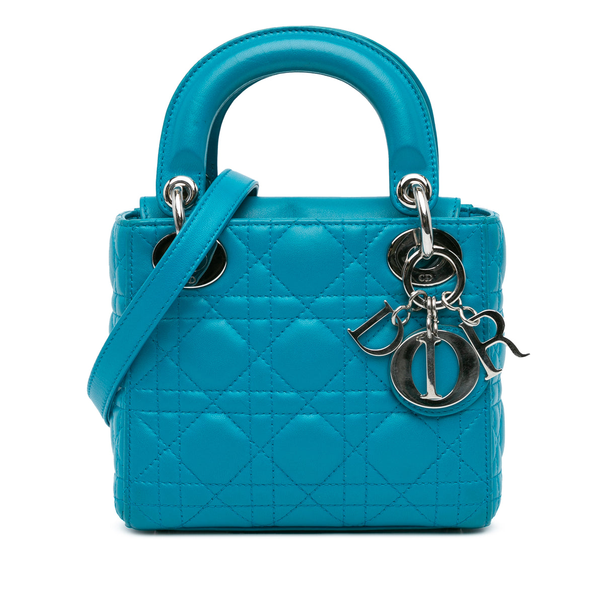 Mini Lambskin Cannage Lady Dior