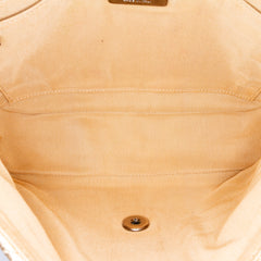 Paris-Dubai Small Perforated Metallic Lambskin Medals Flap