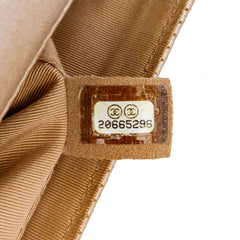Paris-Dubai Small Perforated Metallic Lambskin Medals Flap