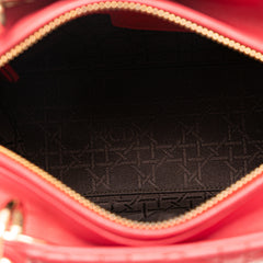 Medium Lambskin Cannage Lady Dior