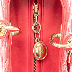 Medium Lambskin Cannage Lady Dior