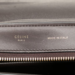 Medium Tricolor Leather Trapeze Satchel