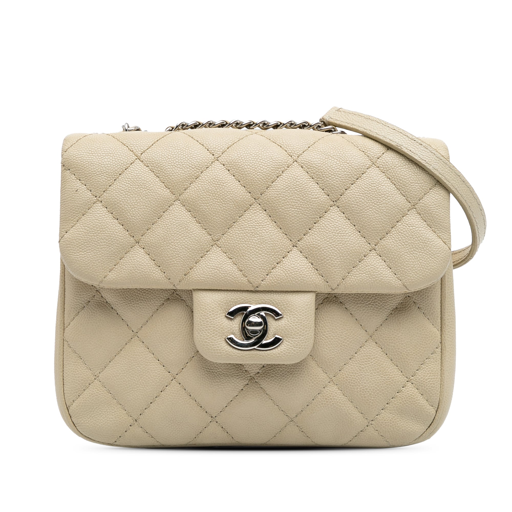 Small Quilted Caviar Urban Companion Flap