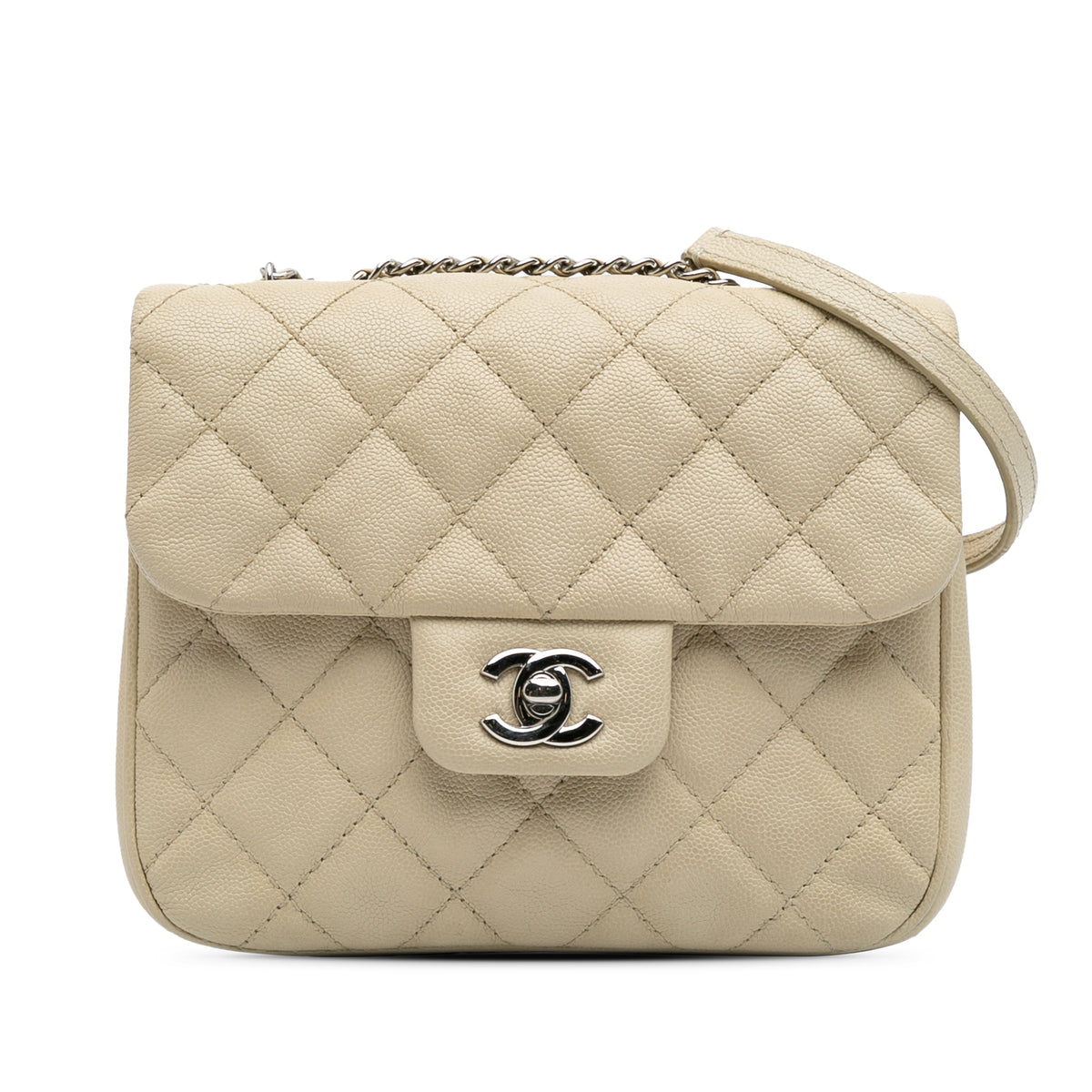 Small Quilted Caviar Urban Companion Flap
