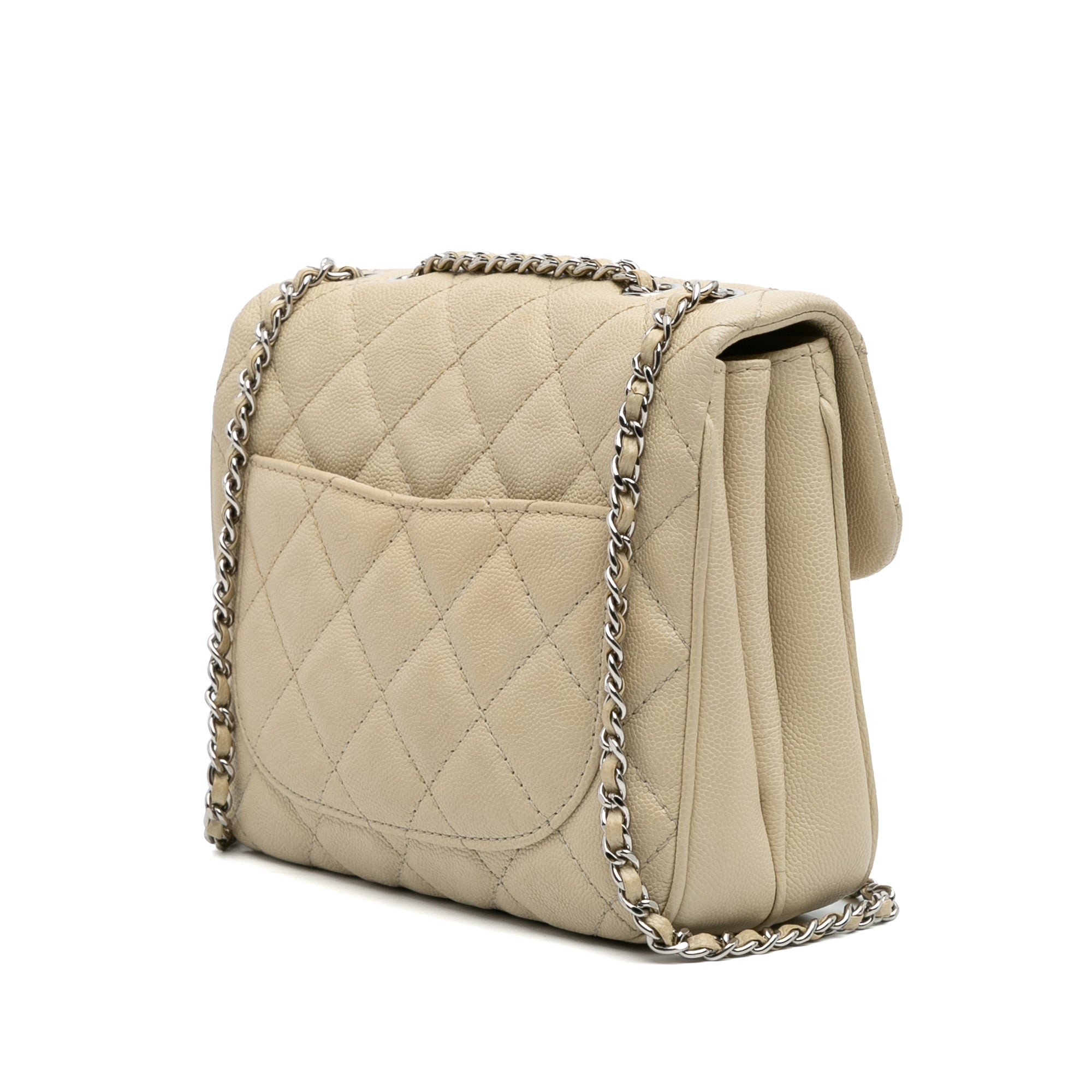 Small Quilted Caviar Urban Companion Flap