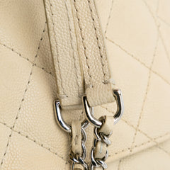 Small Quilted Caviar Urban Companion Flap