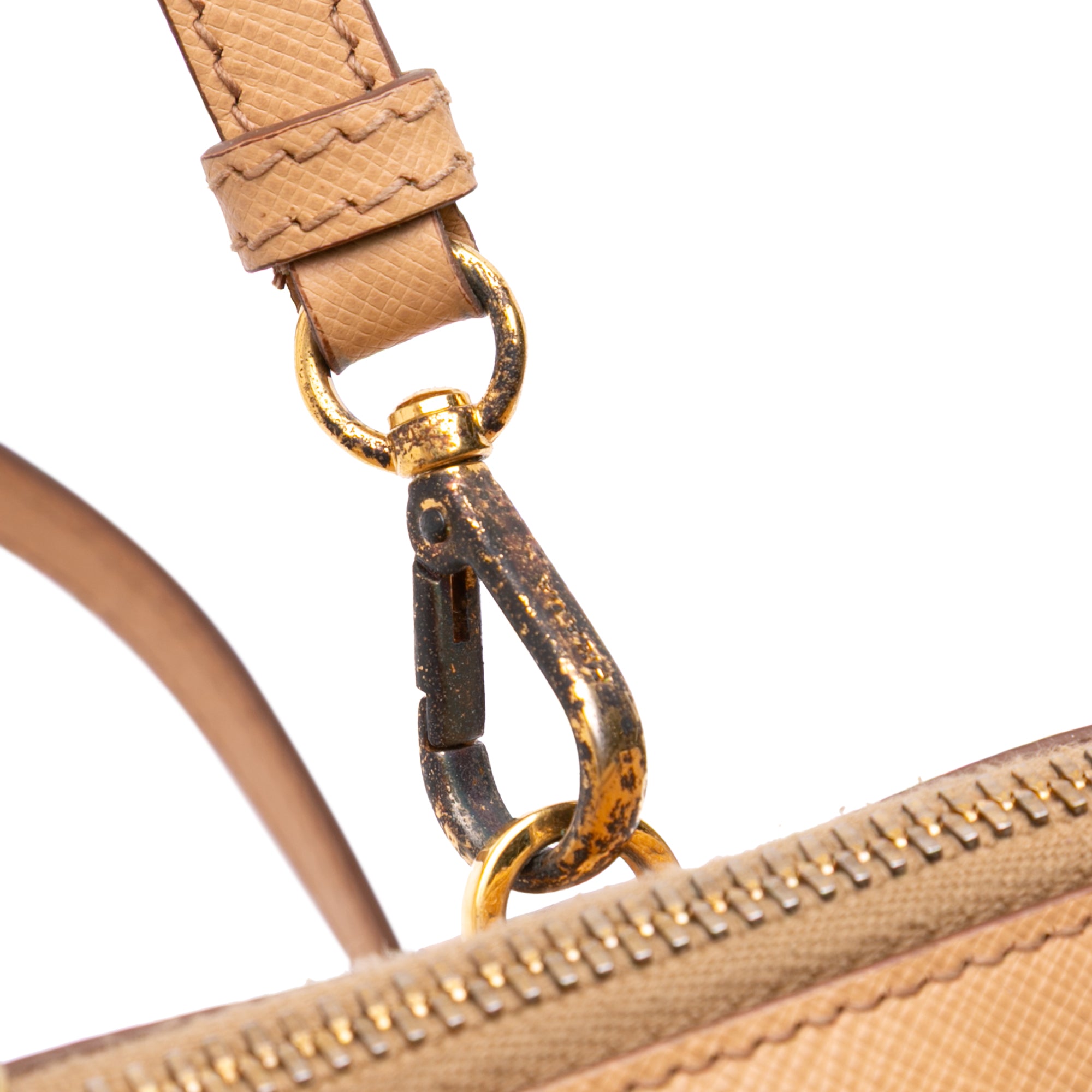 Medium Saffiano Lux Promenade Satchel