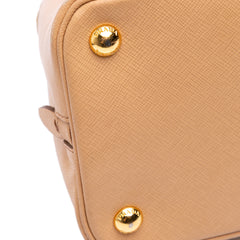 Medium Saffiano Lux Promenade Satchel