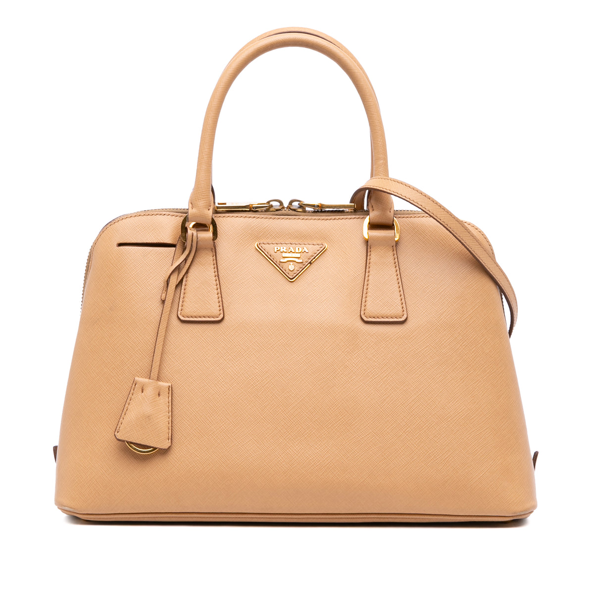 Medium Saffiano Lux Promenade Satchel