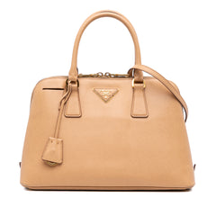 Medium Saffiano Lux Promenade Satchel