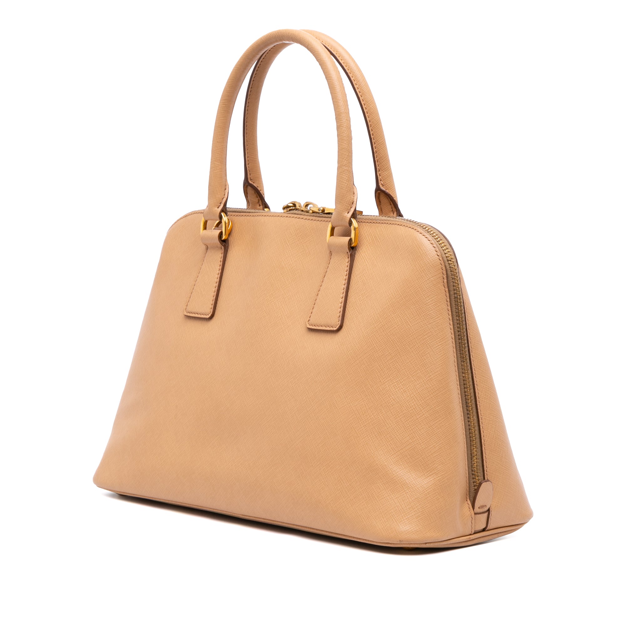 Medium Saffiano Lux Promenade Satchel