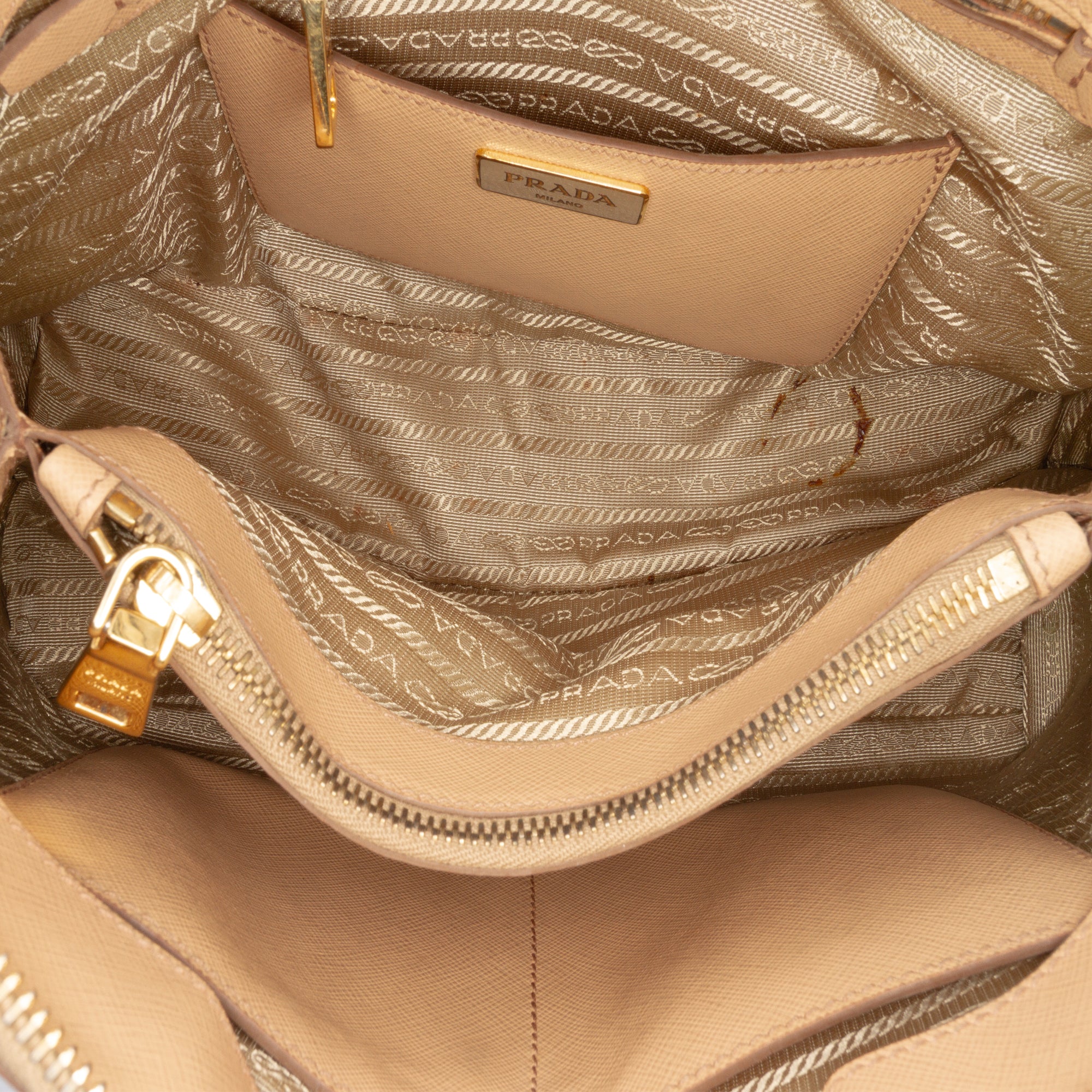 Medium Saffiano Lux Promenade Satchel