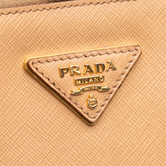 Medium Saffiano Lux Promenade Satchel