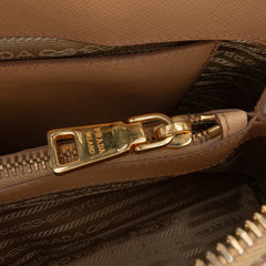 Medium Saffiano Lux Promenade Satchel