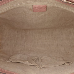 Leather Bamboo Tassel Satchel