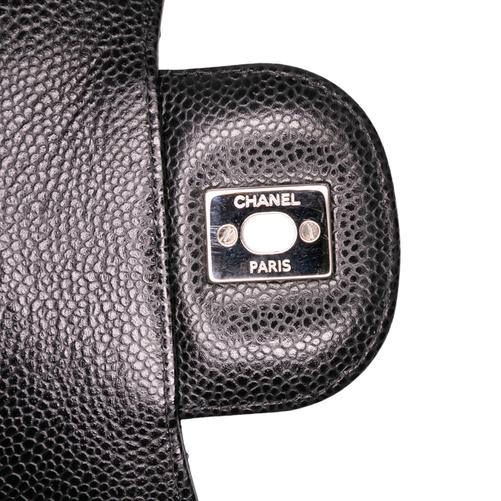 Jumbo Classic Caviar Double Flap