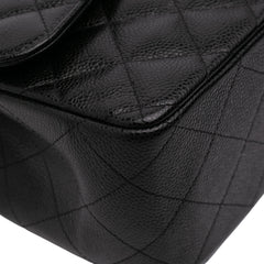 Jumbo Classic Caviar Double Flap