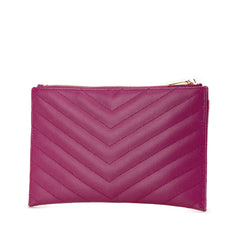 Grain De Poudre Chevron Monogram Bill Pouch