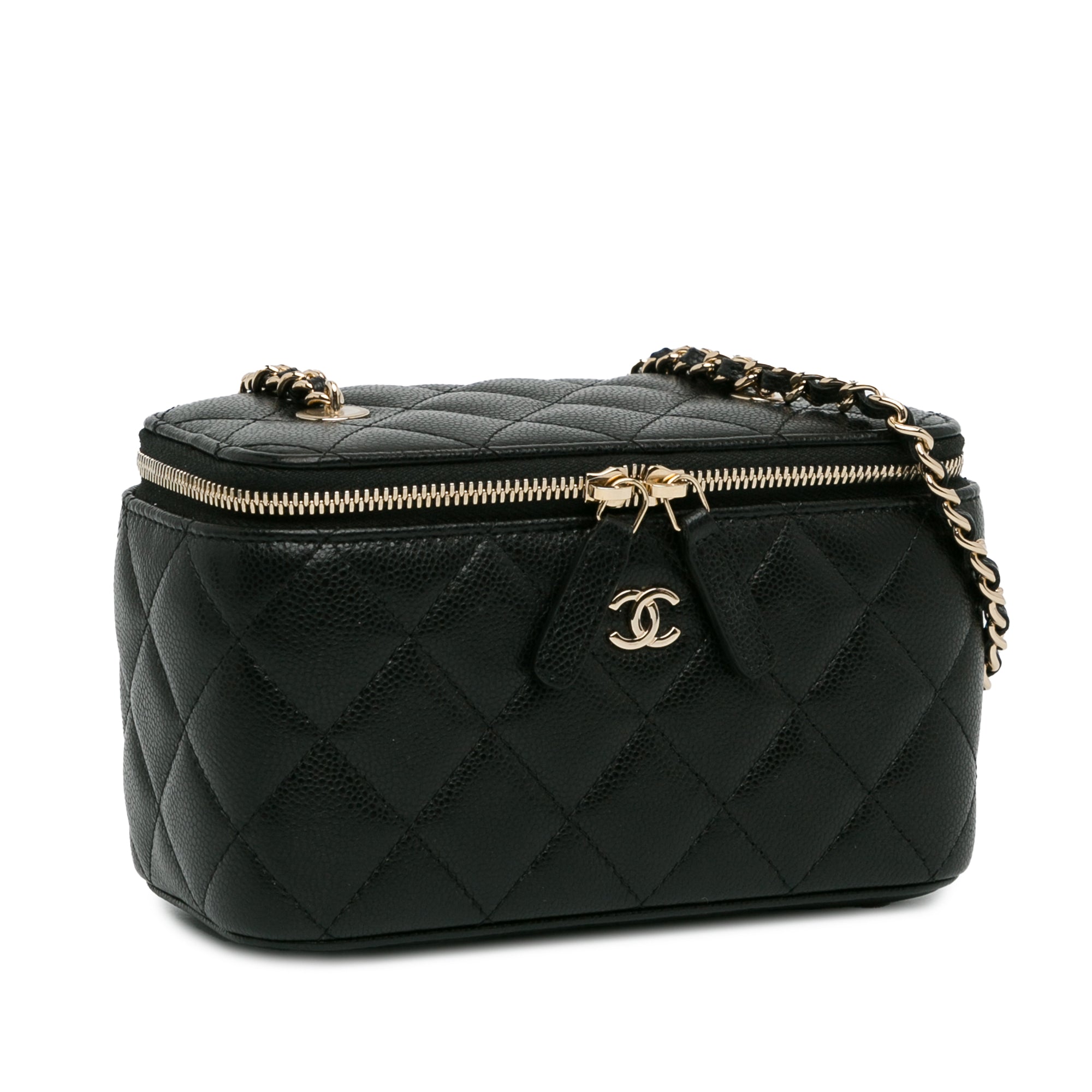 CC Caviar Leather Vanity Bag_1