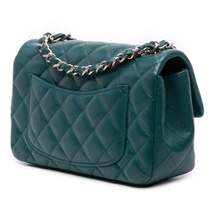 Mini Rectangular Classic Caviar Single Flap