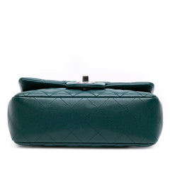 Mini Rectangular Classic Caviar Single Flap