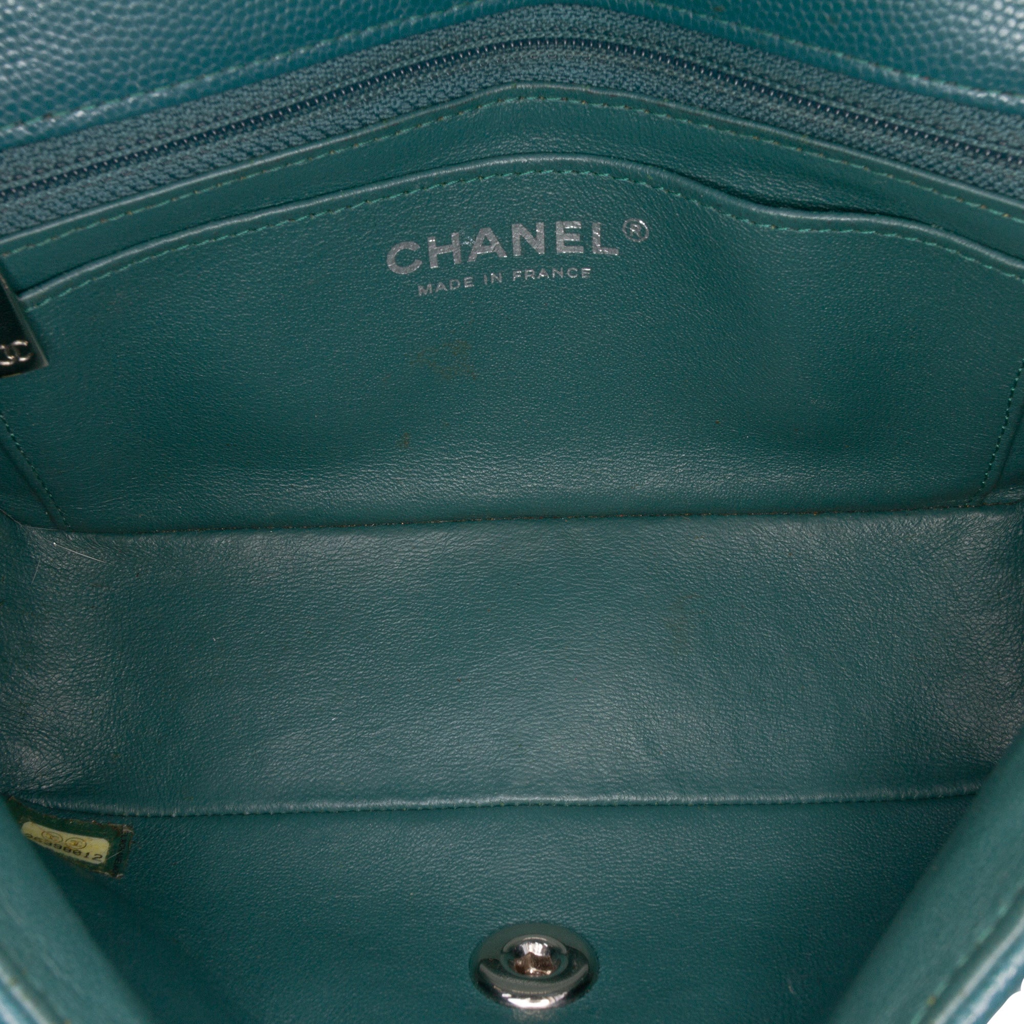 Mini Rectangular Classic Caviar Single Flap