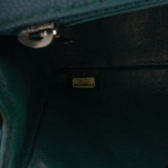 Mini Rectangular Classic Caviar Single Flap