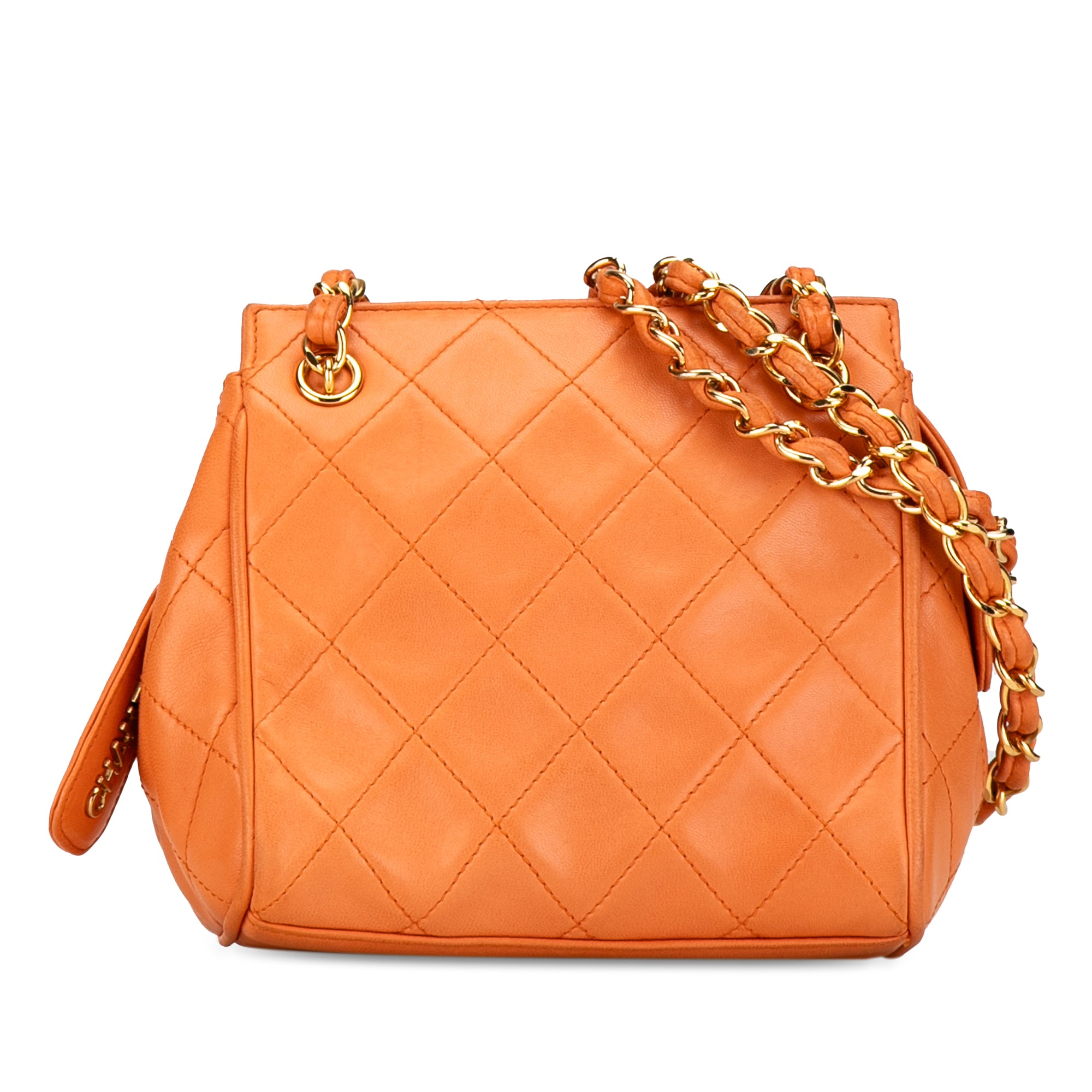 CC Quilted Calfskin Chain Shoulder Bag_0