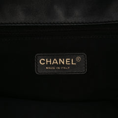 Medium Bicolor Calfskin Graphic Flap