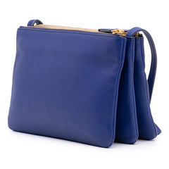 Small Lambskin Trio Crossbody