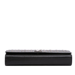 Leather Star Studded Cassandre Clutch