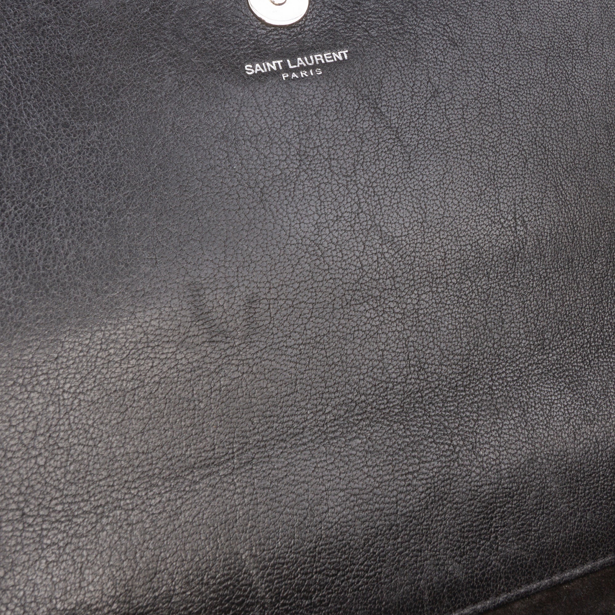 Leather Star Studded Cassandre Clutch