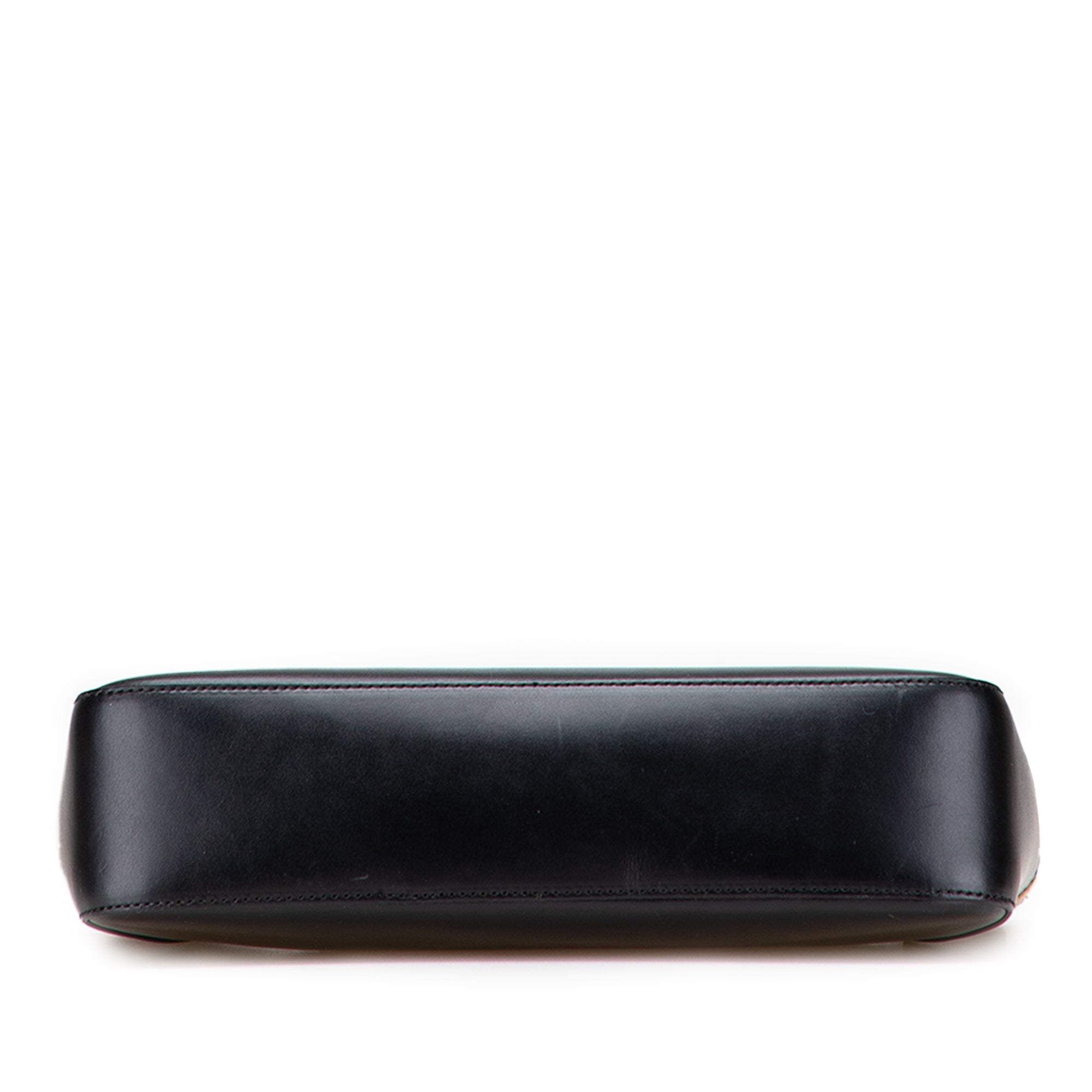 Leather Web Handbag