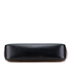 Leather Web Handbag
