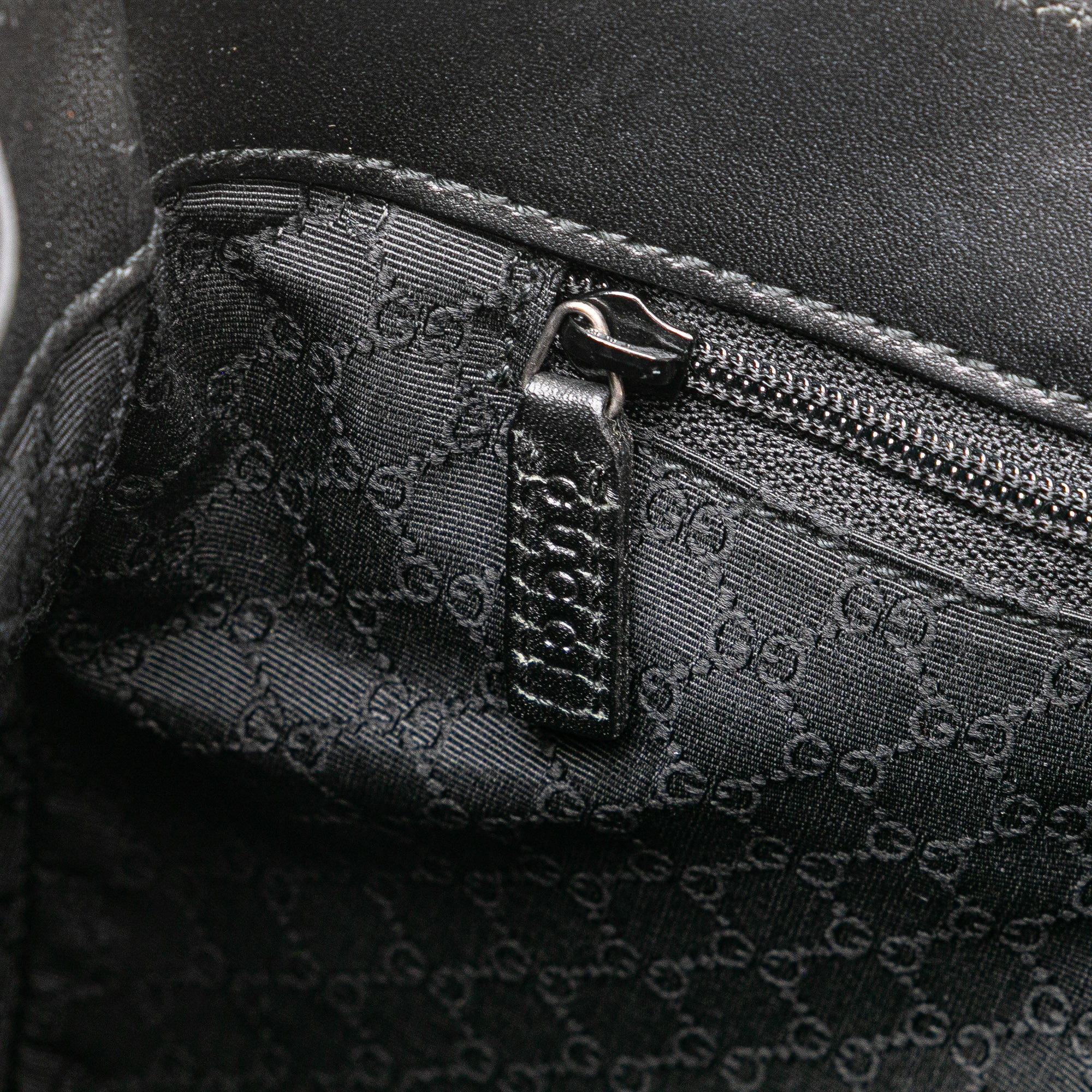 Leather Web Handbag