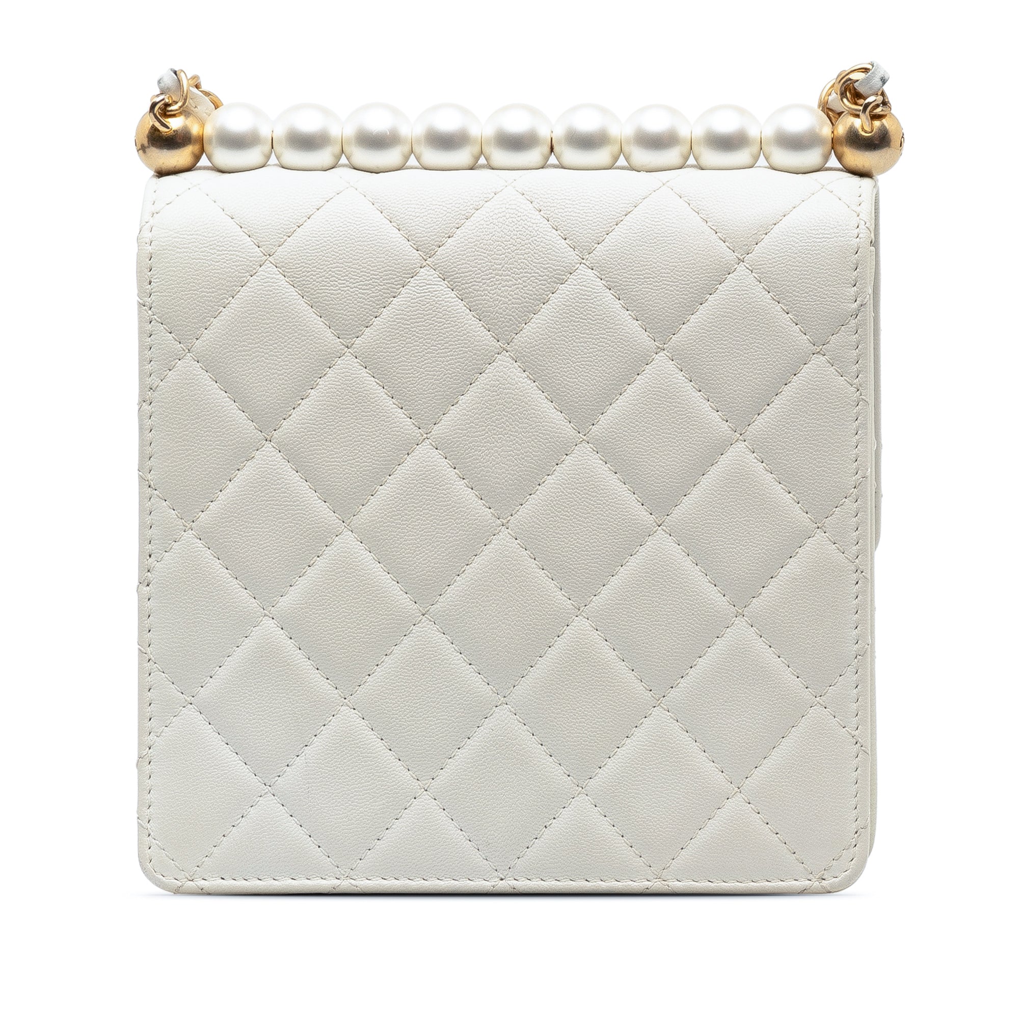 Small Lambskin Chic Pearls Flap_2