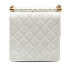 Small Lambskin Chic Pearls Flap_2