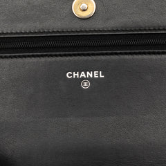 Bicolor Quilted Aged Calfskin Gabrielle Wallet On Chain