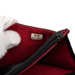 Bicolor Quilted Aged Calfskin Gabrielle Wallet On Chain