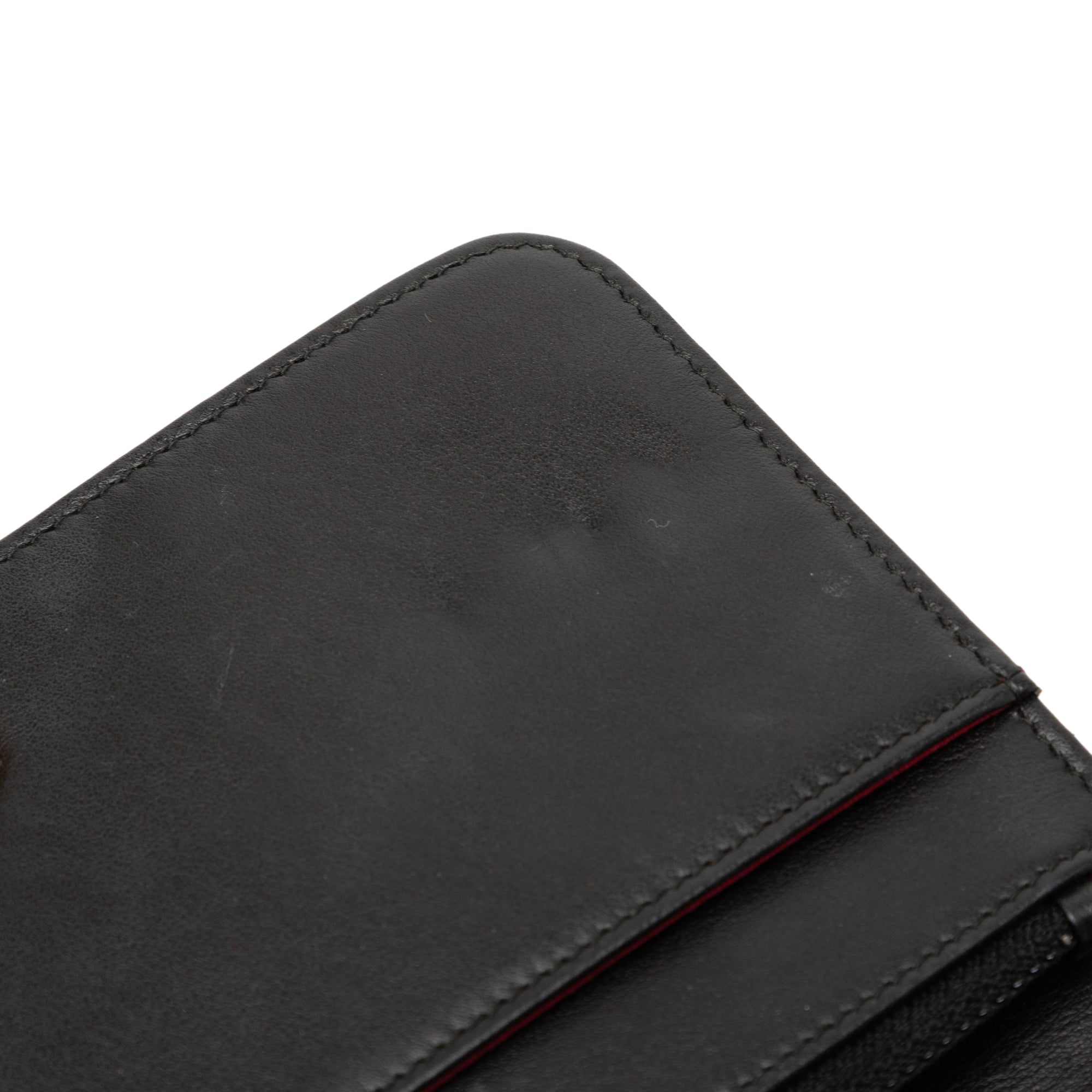 Bicolor Quilted Aged Calfskin Gabrielle Wallet On Chain