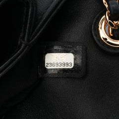 Small Quilted Lambskin CC Unchained Flap