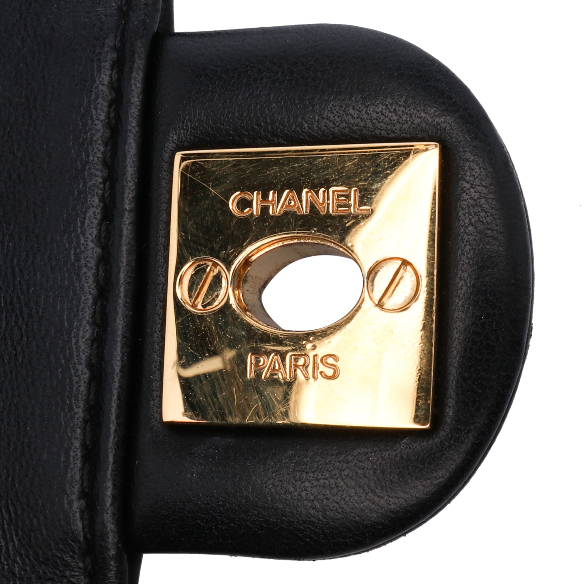 Small Quilted Lambskin CC Unchained Flap