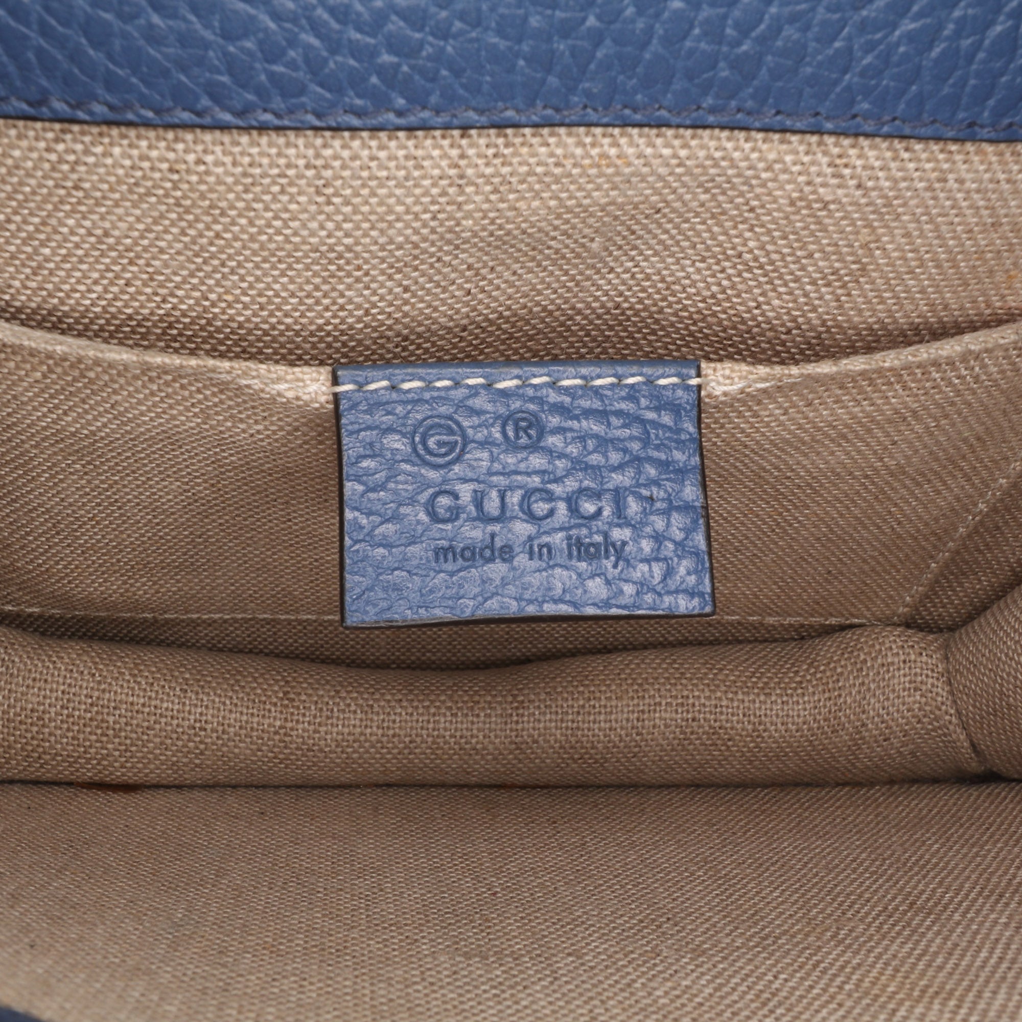 Small Dollar Calfskin Interlocking G Crossbody