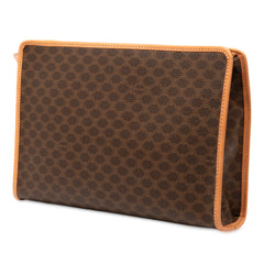 Macadam Coated Canvas Clutch